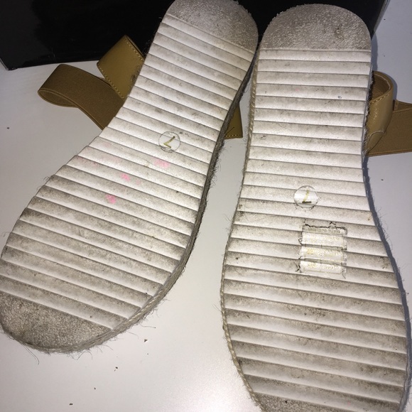 Mustard Espadrilles  platform sandals size 7 - Picture 5 of 6